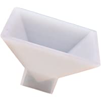 DIY Molde de Silicona de Joya Pirámide Resina Artesanal Suministro de Joyería 9.5x9.5x6cm